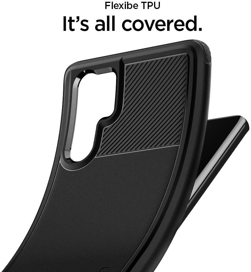 Spigen Rugged Armor Huawei P30 Pro Hoesje Zwart afbeelding 4