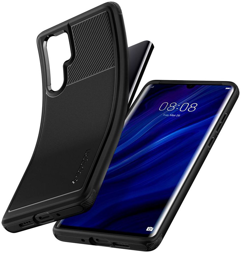 Spigen Rugged Armor Huawei P30 Pro Hoesje Zwart afbeelding 18