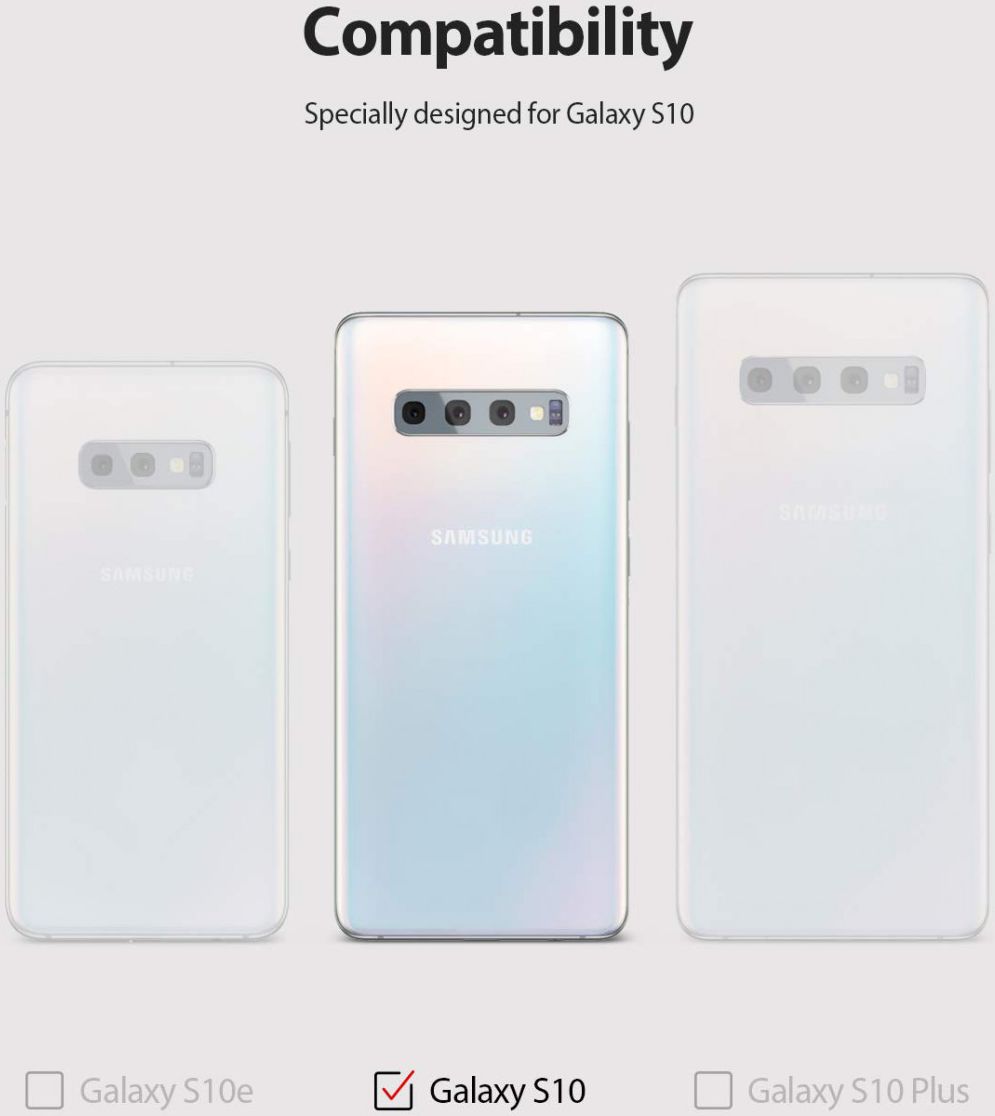 Ringke Fusion Samsung Galaxy S10 Hoesje Transparant afbeelding 11