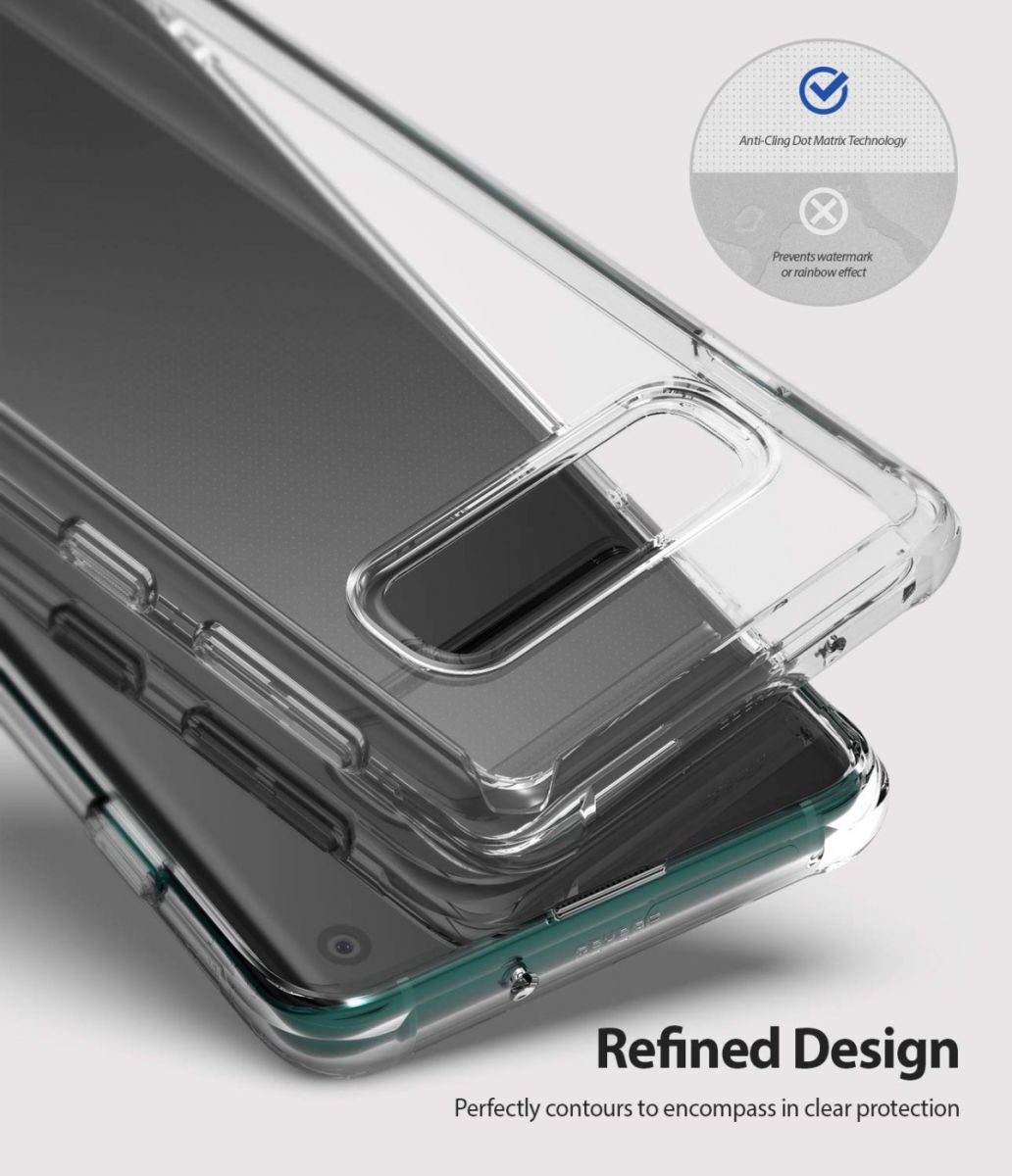 Ringke Fusion Samsung Galaxy S10 Hoesje Transparant afbeelding 2