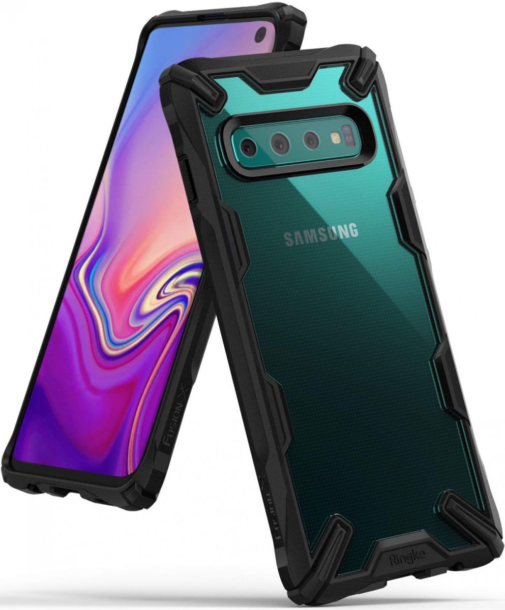 Ringke Fusion X Samsung Galaxy S10 Hoesje Zwart afbeelding 1