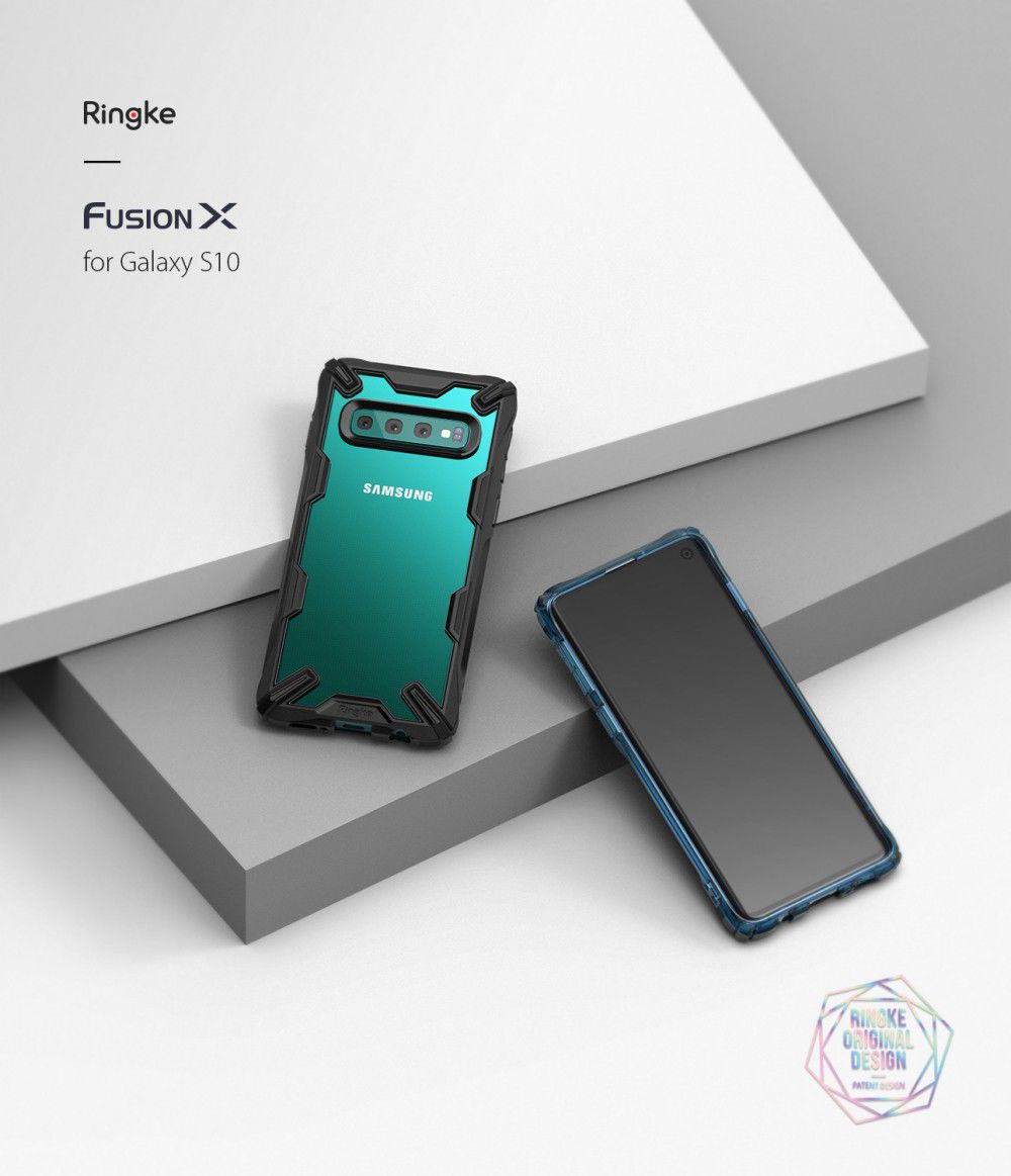 Ringke Fusion X Samsung Galaxy S10 Hoesje Zwart afbeelding 8