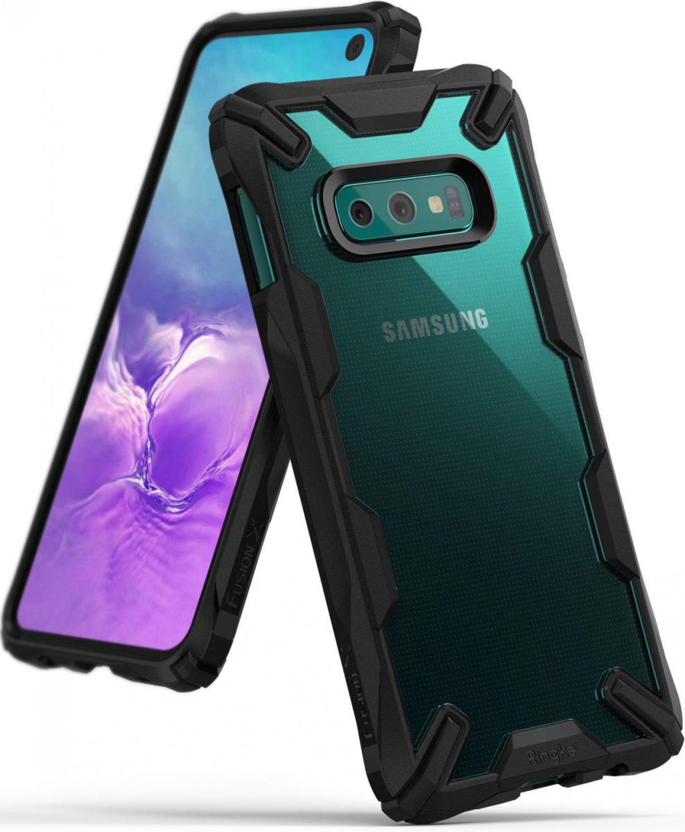 Ringke Fusion X Samsung Galaxy S10E Hoesje Zwart afbeelding 1