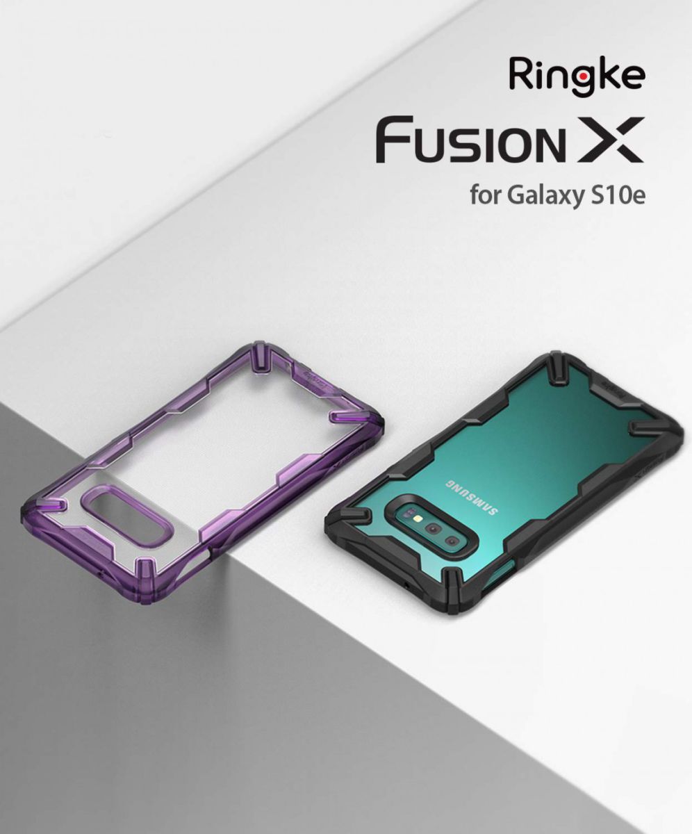 Ringke Fusion X Samsung Galaxy S10E Hoesje Zwart afbeelding 8