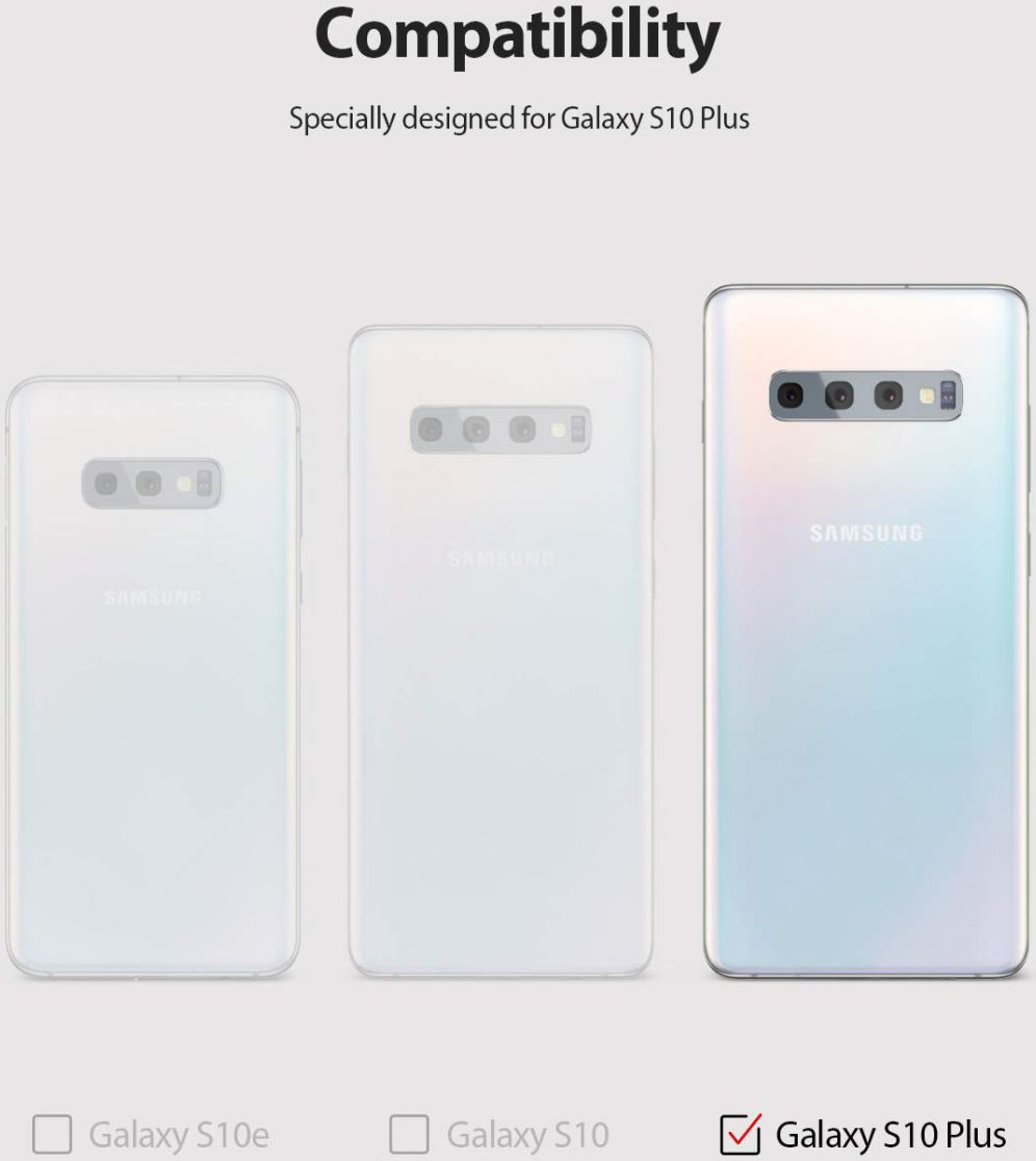 Ringke Fusion Samsung Galaxy S10 Plus Hoesje Transparant afbeelding 12