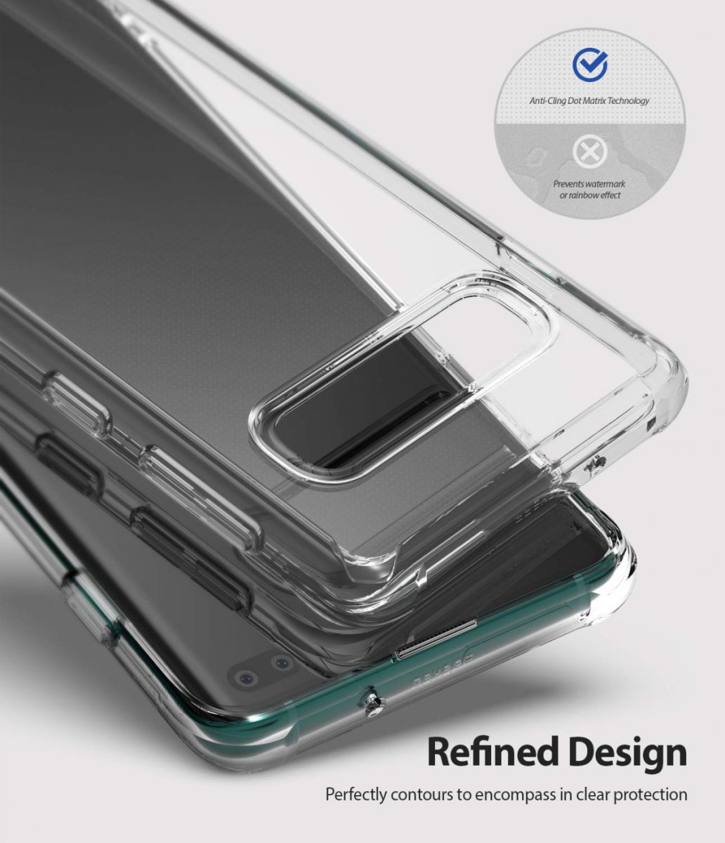 Ringke Fusion Samsung Galaxy S10 Plus Hoesje Transparant afbeelding 2