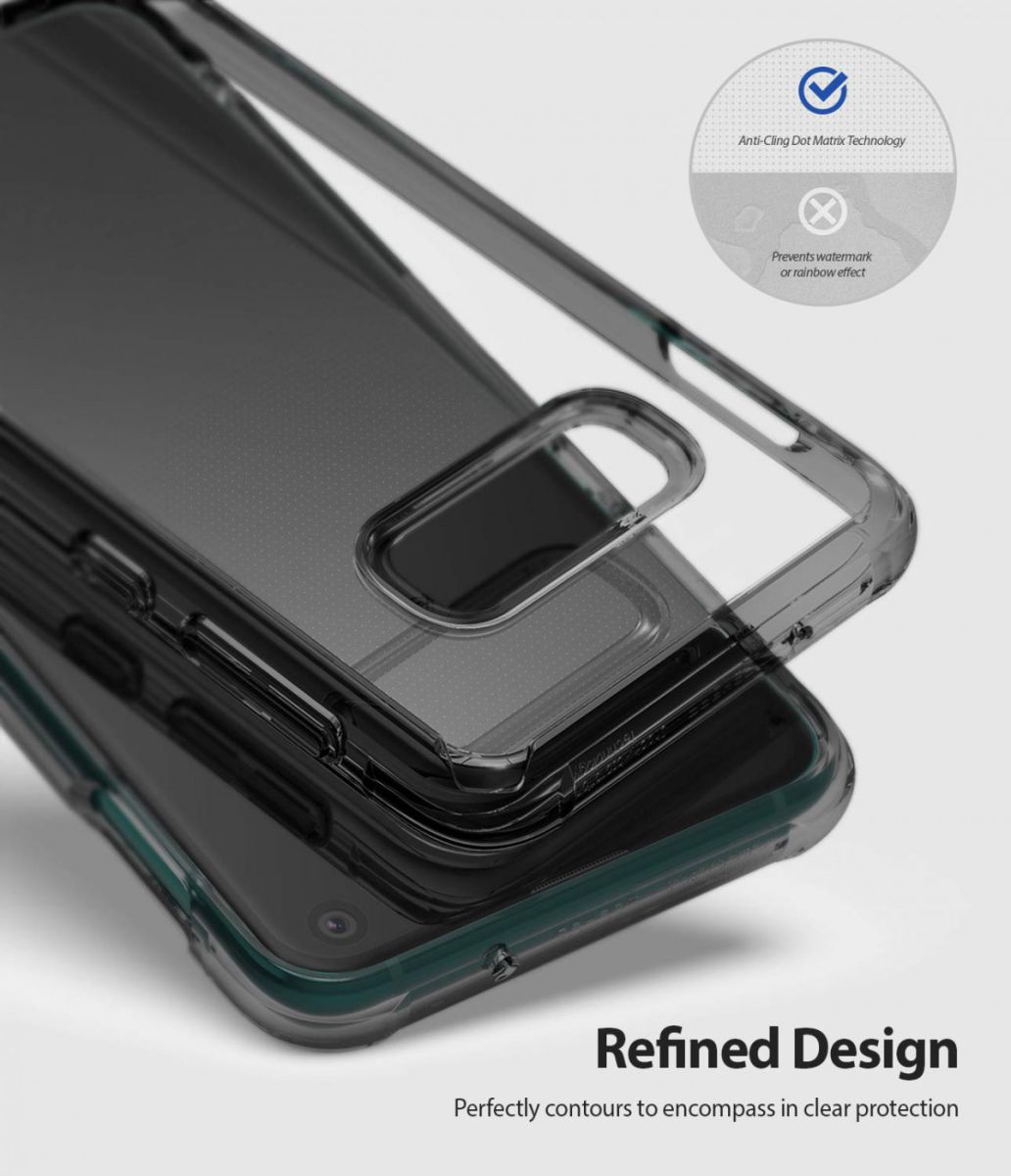Ringke Fusion Samsung Galaxy S10E Hoesje Smoke Black afbeelding 2