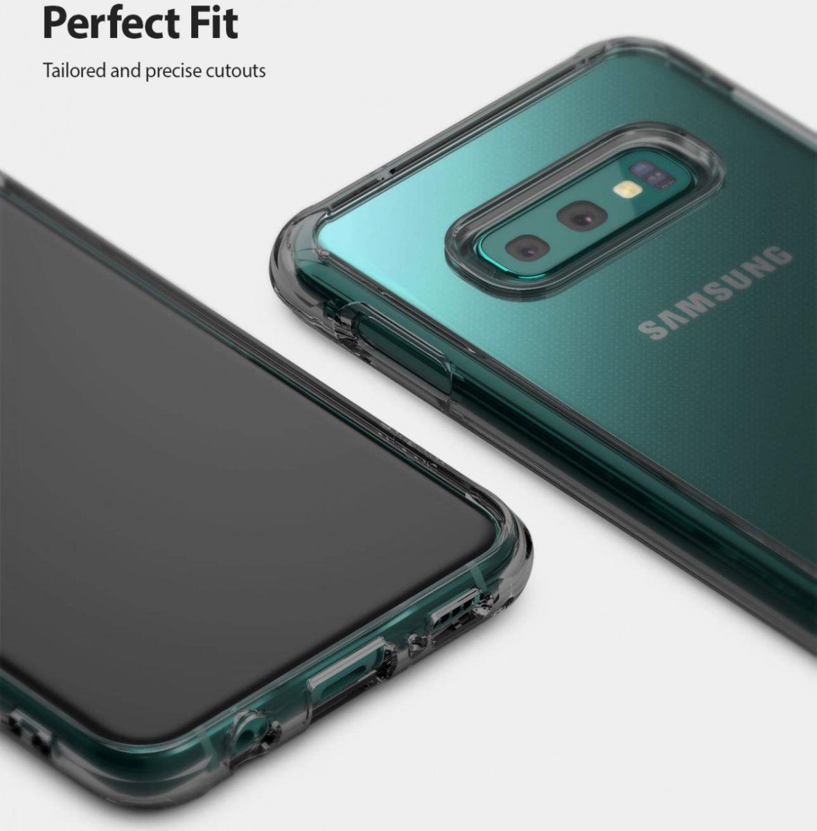 Ringke Fusion Samsung Galaxy S10E Hoesje Smoke Black afbeelding 6