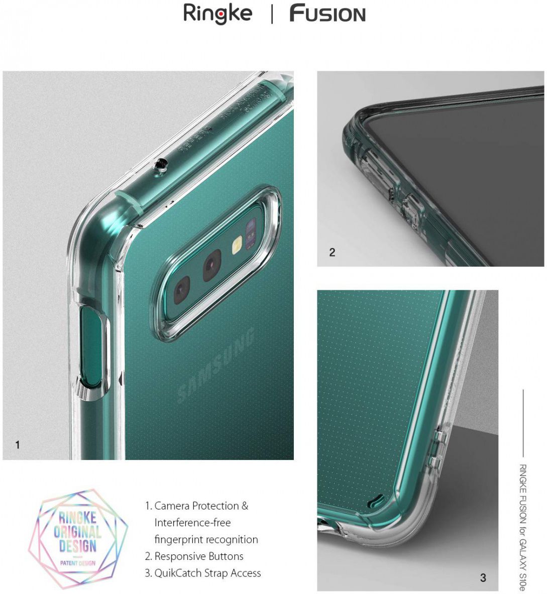 Ringke Fusion Samsung Galaxy S10E Hoesje Transparant afbeelding 9