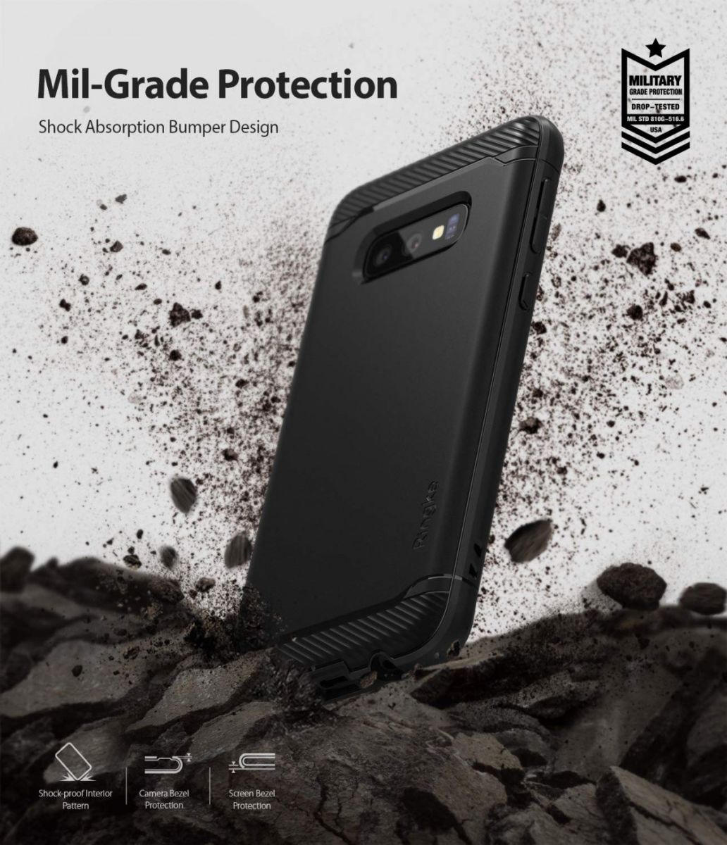 Ringke Onyx Samsung Galaxy S10E Hoesje Zwart afbeelding 2