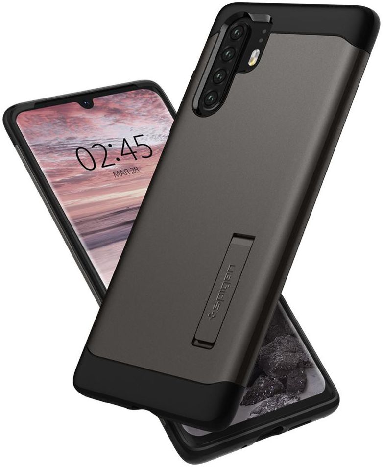 Spigen Slim Armor Huawei P30 Pro Hoesje Gunmetal afbeelding 3