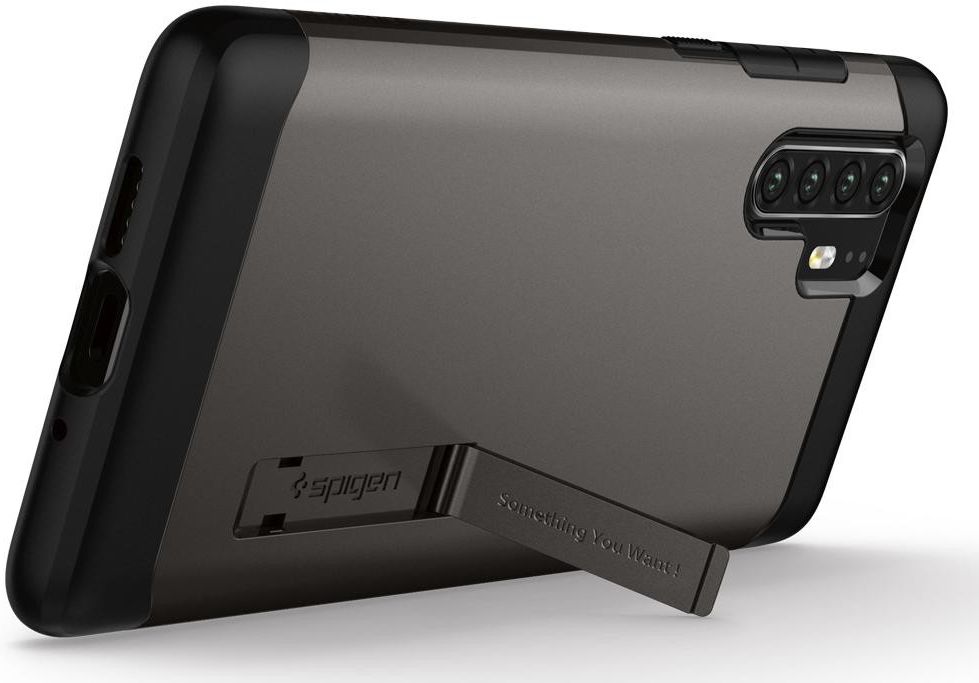 Spigen Slim Armor Huawei P30 Pro Hoesje Gunmetal afbeelding 4