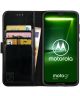 Rosso Element Motorola Moto G7 Plus Hoesje Book Cover Zwart