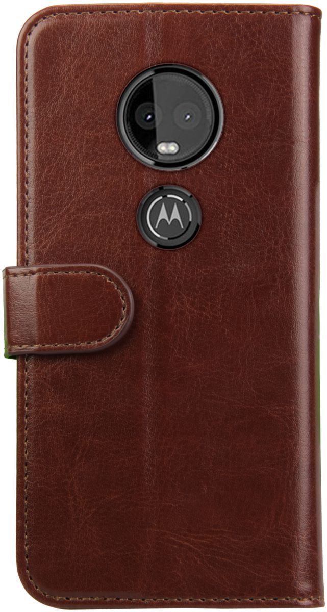 Rosso Element Motorola Moto G7 Plus Hoesje Book Cover Bruin afbeelding 5