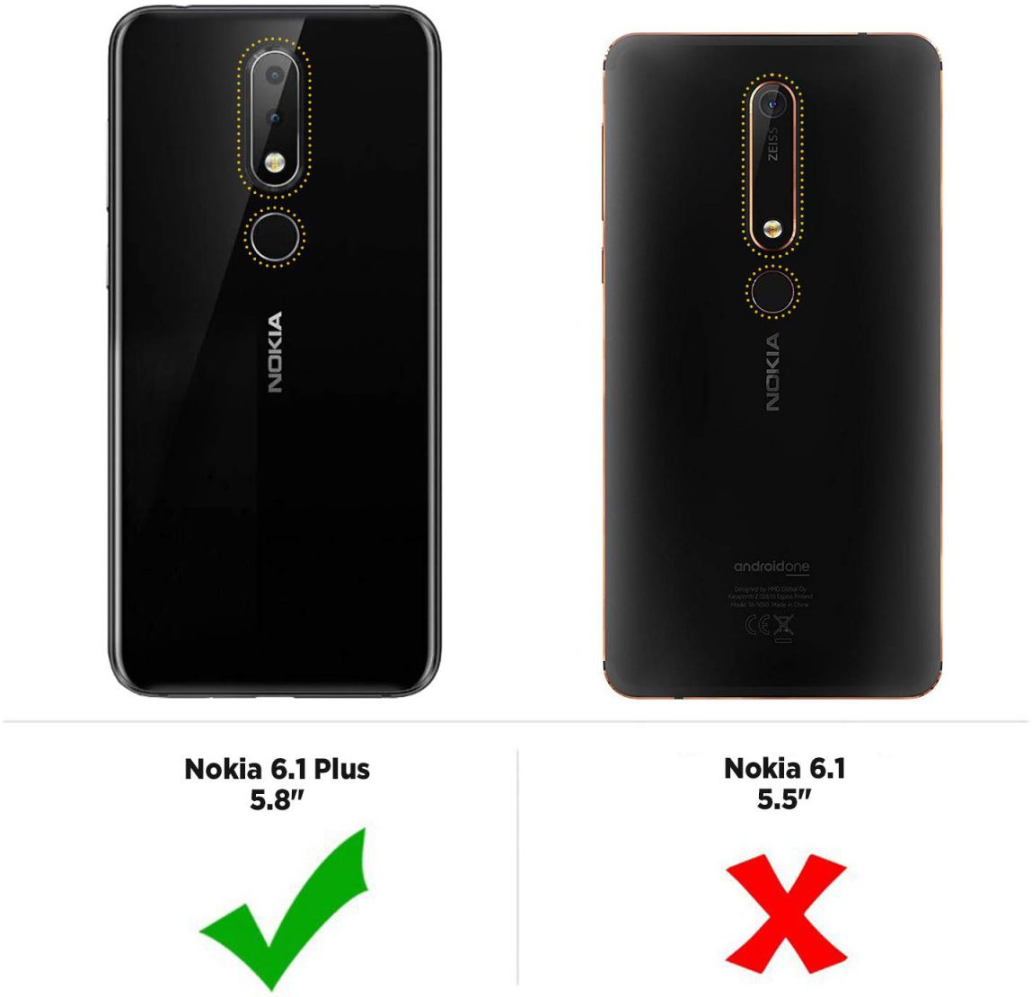 Nokia 6.1 Plus TPU Hoesje Transparant afbeelding 7