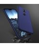 Nokia 6.1 Plus Twill Texture TPU Hoesje Blauw