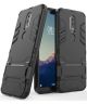Nokia 6.1 Plus Hybride Back Cover Zwart