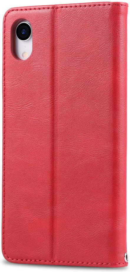 Apple iPhone XR Retro Portemonnee Hoesje Rood afbeelding 6