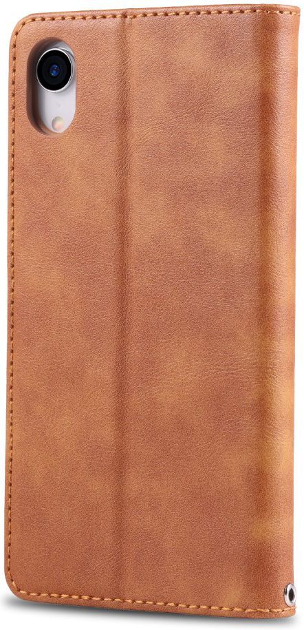 Apple iPhone XR Retro Portemonnee Hoesje Bruin afbeelding 4