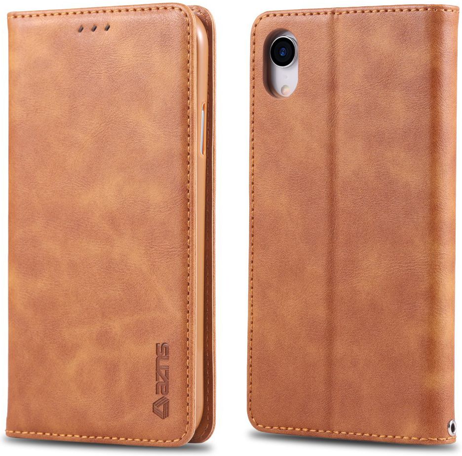 Apple iPhone XR Retro Portemonnee Hoesje Bruin afbeelding 7
