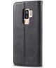 Samsung Galaxy S9 Plus Retro Portemonnee Hoesje Zwart