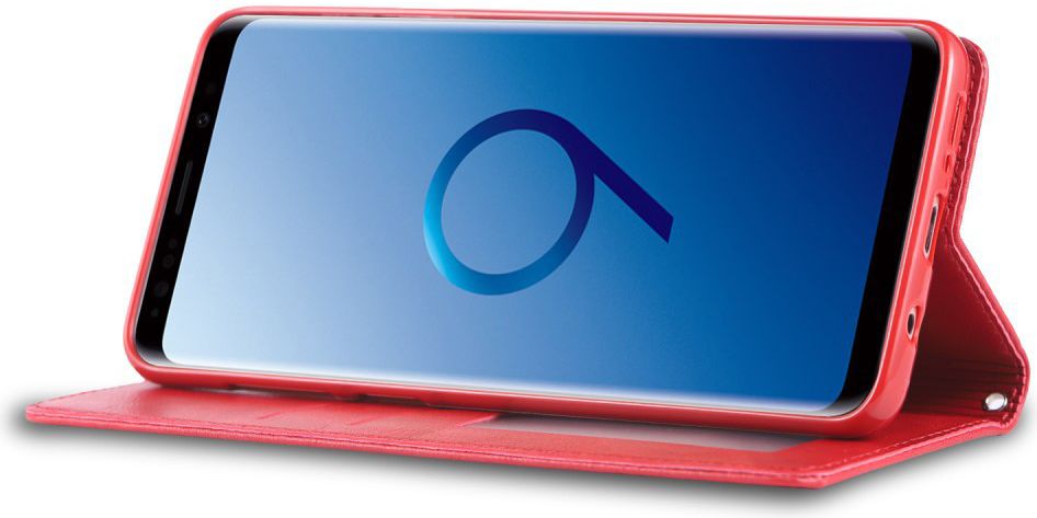 Samsung Galaxy S9 Plus Retro Portemonnee Hoesje Rood afbeelding 4