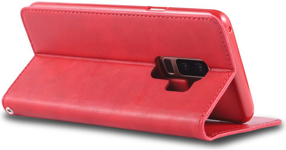 Samsung Galaxy S9 Plus Retro Portemonnee Hoesje Rood afbeelding 7