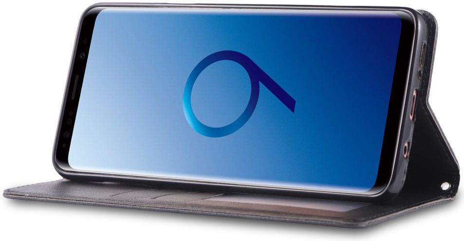 Samsung Galaxy S9 Retro Portemonnee Hoesje Zwart afbeelding 4