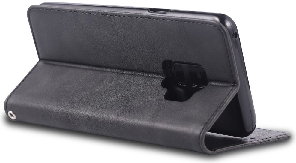 Samsung Galaxy S9 Retro Portemonnee Hoesje Zwart afbeelding 7