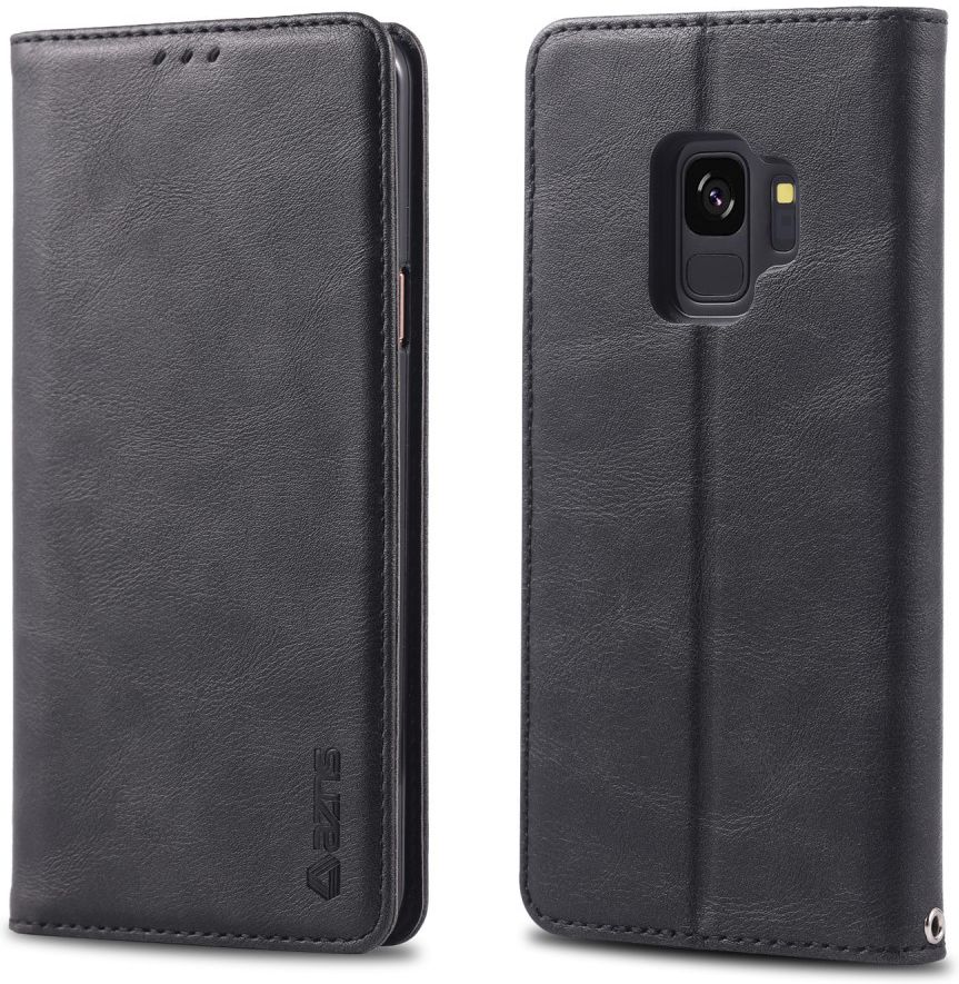Samsung Galaxy S9 Retro Portemonnee Hoesje Zwart afbeelding 3