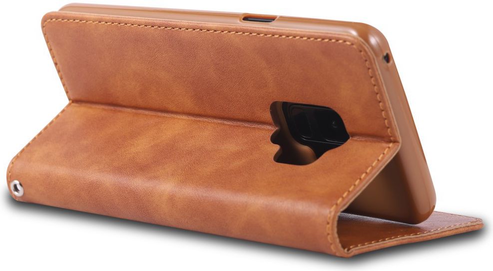 Samsung Galaxy S9 Retro Portemonnee Hoesje Bruin afbeelding 7
