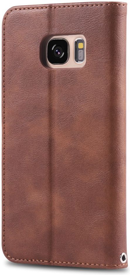 Samsung Galaxy S7 Retro Portemonnee Hoesje Coffee afbeelding 6