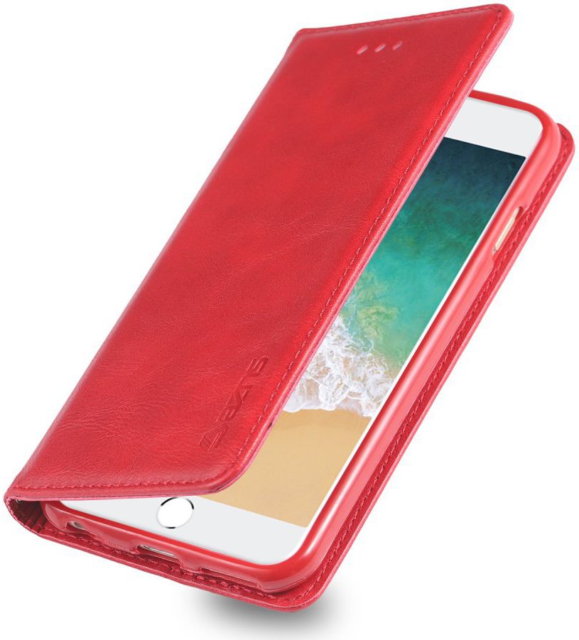Apple iPhone 6(S) Retro Portemonnee Hoesje Rood afbeelding 2