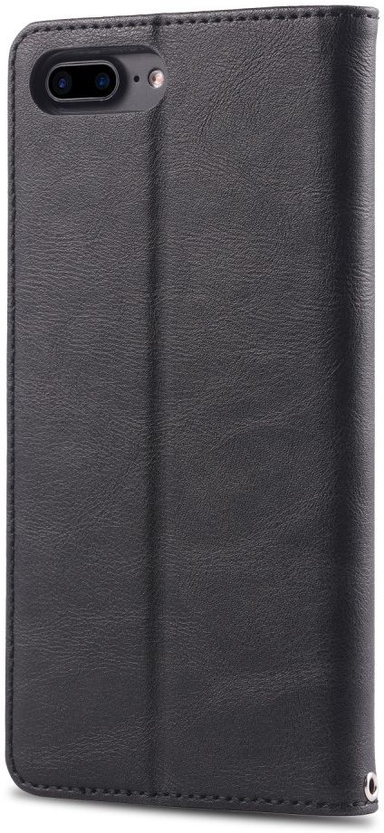 Apple iPhone 7 Plus / 8 Plus Retro Portemonnee Hoesje Zwart afbeelding 6