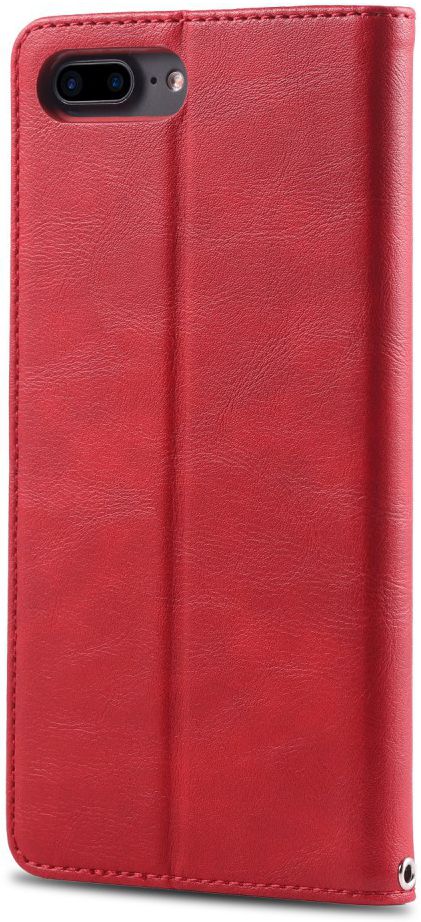 Apple iPhone 7 Plus / 8 Plus Retro Portemonnee Hoesje Rood afbeelding 6