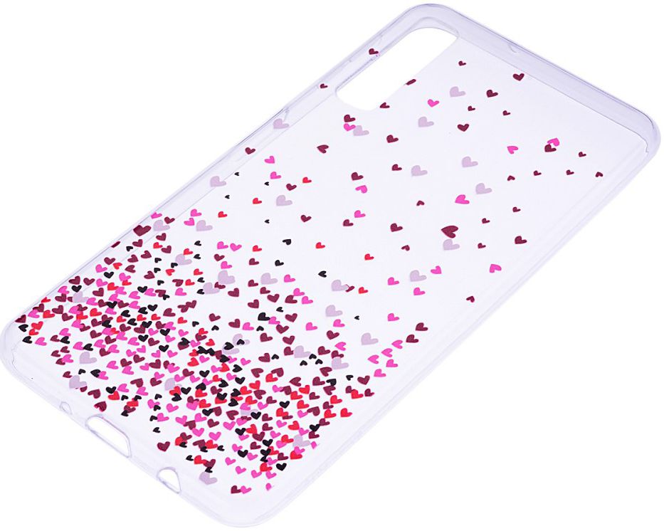 Samsung Galaxy A7 (2018) TPU Hoesje met Hartjes Print afbeelding 3