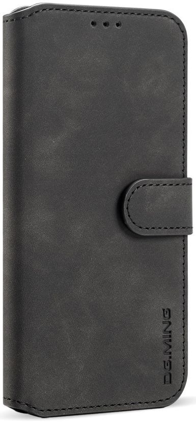 Huawei P Smart (2019) Retro Stijl Wallet Hoesje Zwart afbeelding 8
