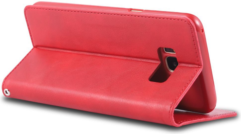 Samsung Galaxy S8 Plus Retro Portemonnee Hoesje Rood afbeelding 7