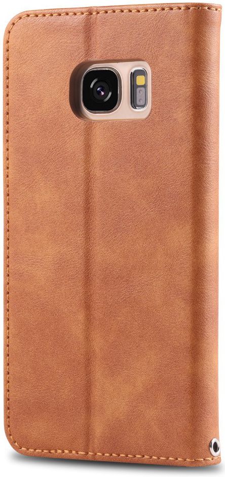 Samsung Galaxy S7 Edge Retro Portemonnee Hoesje Bruin afbeelding 6