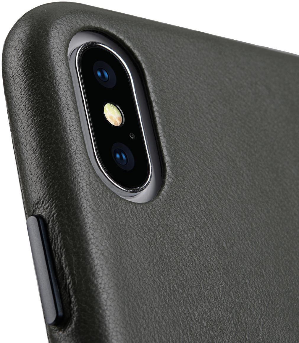 Melkco Origin Apple iPhone XS Max Book Case Echt Leer Groen afbeelding 4