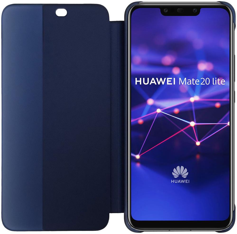 Huawei Mate 20 Lite View Cover Blauw afbeelding 2
