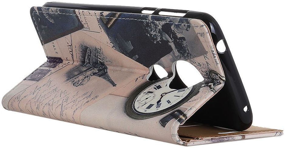 Motorola Moto G7 Portemonnee Print Hoesje Eiffeltoren afbeelding 3