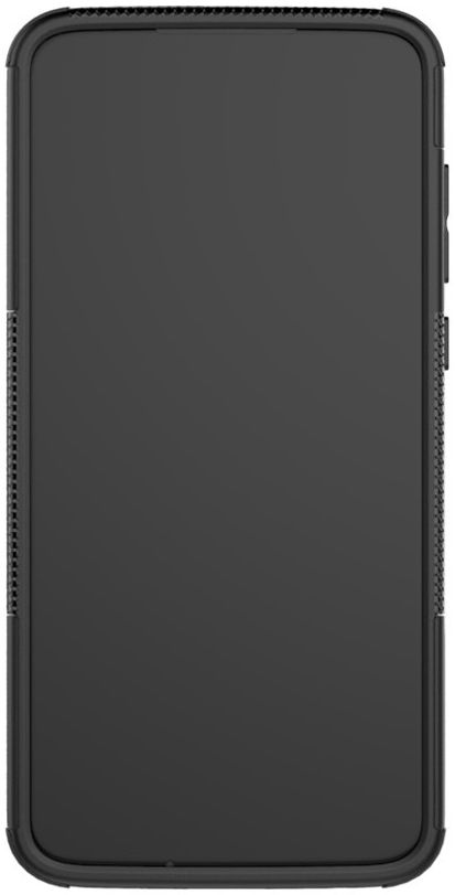 Motorola Moto G7 Robuust Hybride Hoesje Zwart afbeelding 3