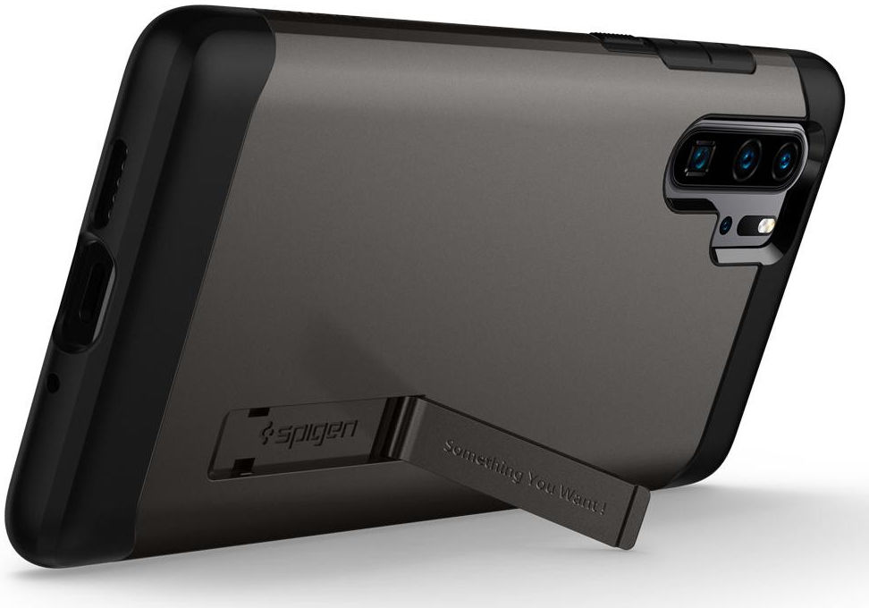Spigen Slim Armor Hoesje Huawei P30 Pro Gunmetal afbeelding 3