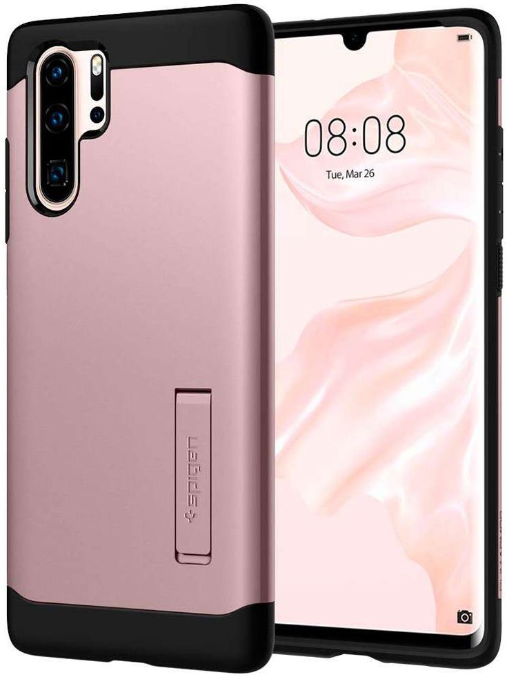 Spigen Slim Armor Hoesje Huawei P30 Pro Rose Gold afbeelding 1