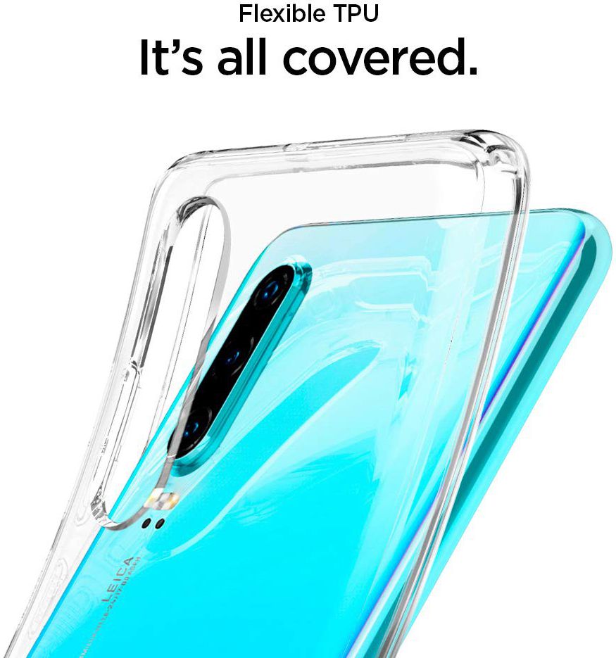 Spigen Liquid Crystal Hoesje Huawei P30 Transparant afbeelding 4