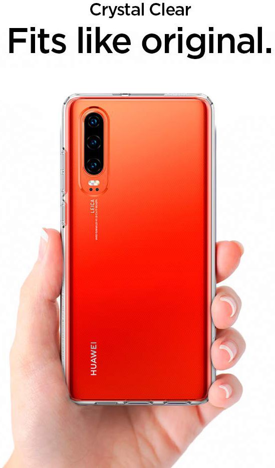 Spigen Liquid Crystal Hoesje Huawei P30 Transparant afbeelding 6