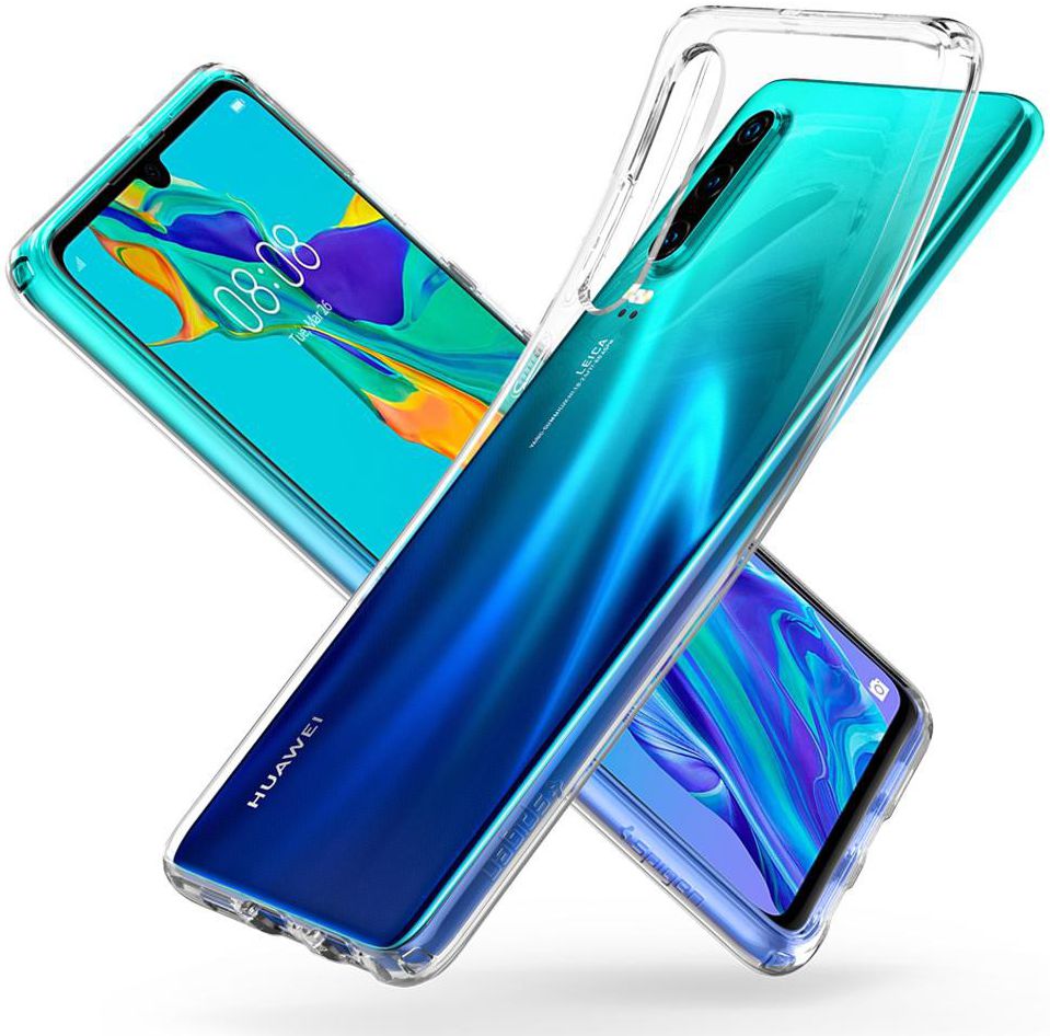 Spigen Liquid Crystal Hoesje Huawei P30 Transparant afbeelding 2