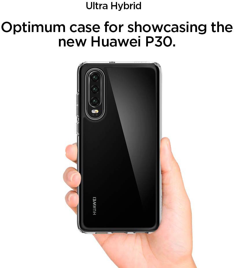 Spigen Ultra Hybrid Hoesje Huawei P30 Transparant afbeelding 3