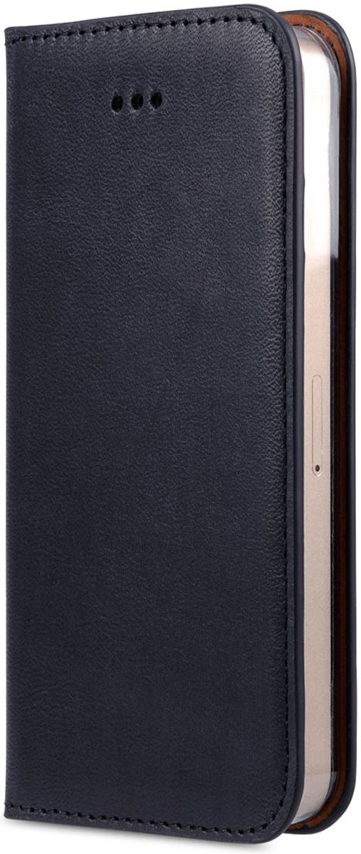 Melkco Italian Cowhide Apple iPhone 5 / 5S / SE Book Case Blauw afbeelding 2